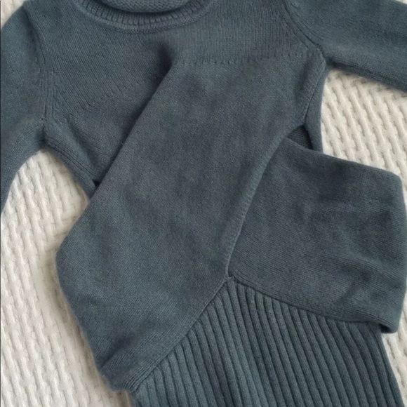 Karl lager-field Wool cashmere dress denim blue . Please read description. - Picture 3 of 8